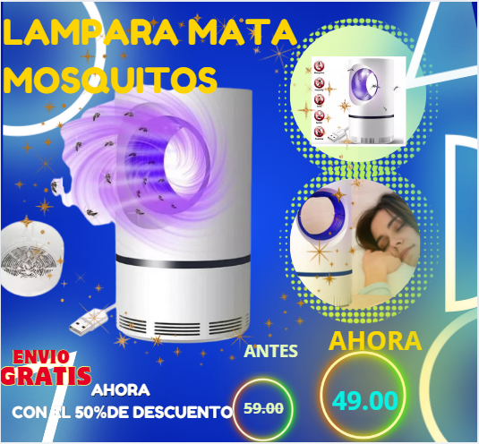 LAMPARA MATA MOSQUITOS ELECTRICO